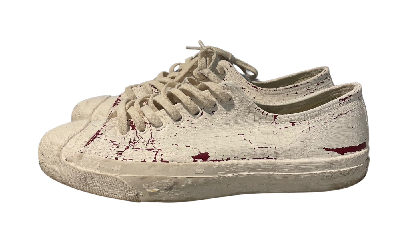 Maison Margiela Used Maison Martin Margiela Cracked-Paint Jack Purcell Converse  - 1105241209