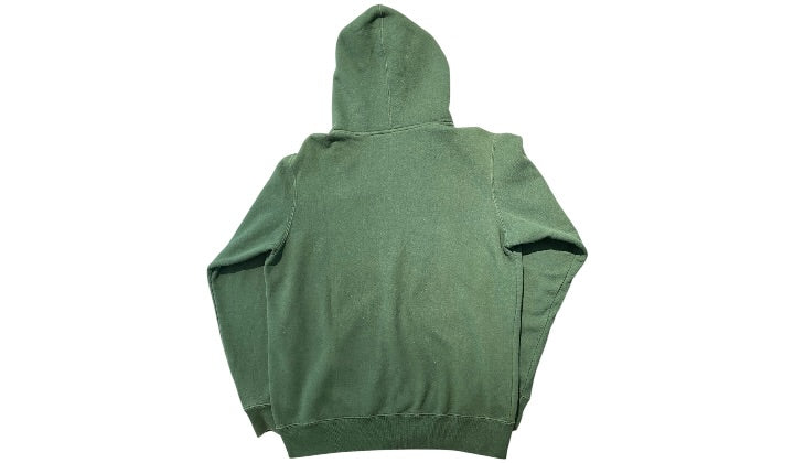 Supreme Used Supreme Contrast Zip Up Hooded Sweatshirt Dark Green - test