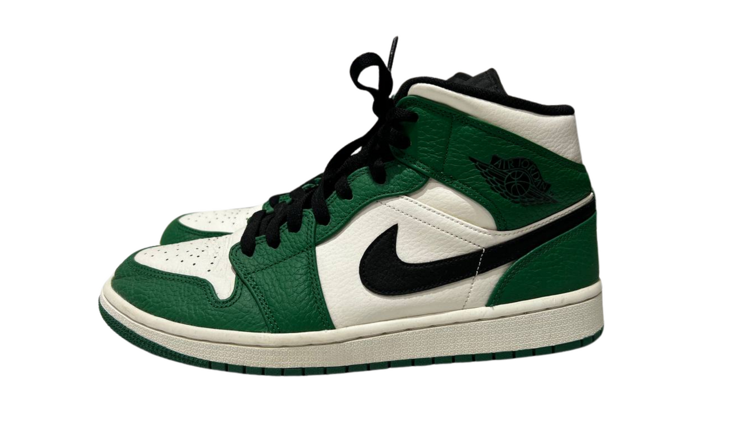 Air Jordan Used Air Jordan 1 Mid Pine Green - 852542-301