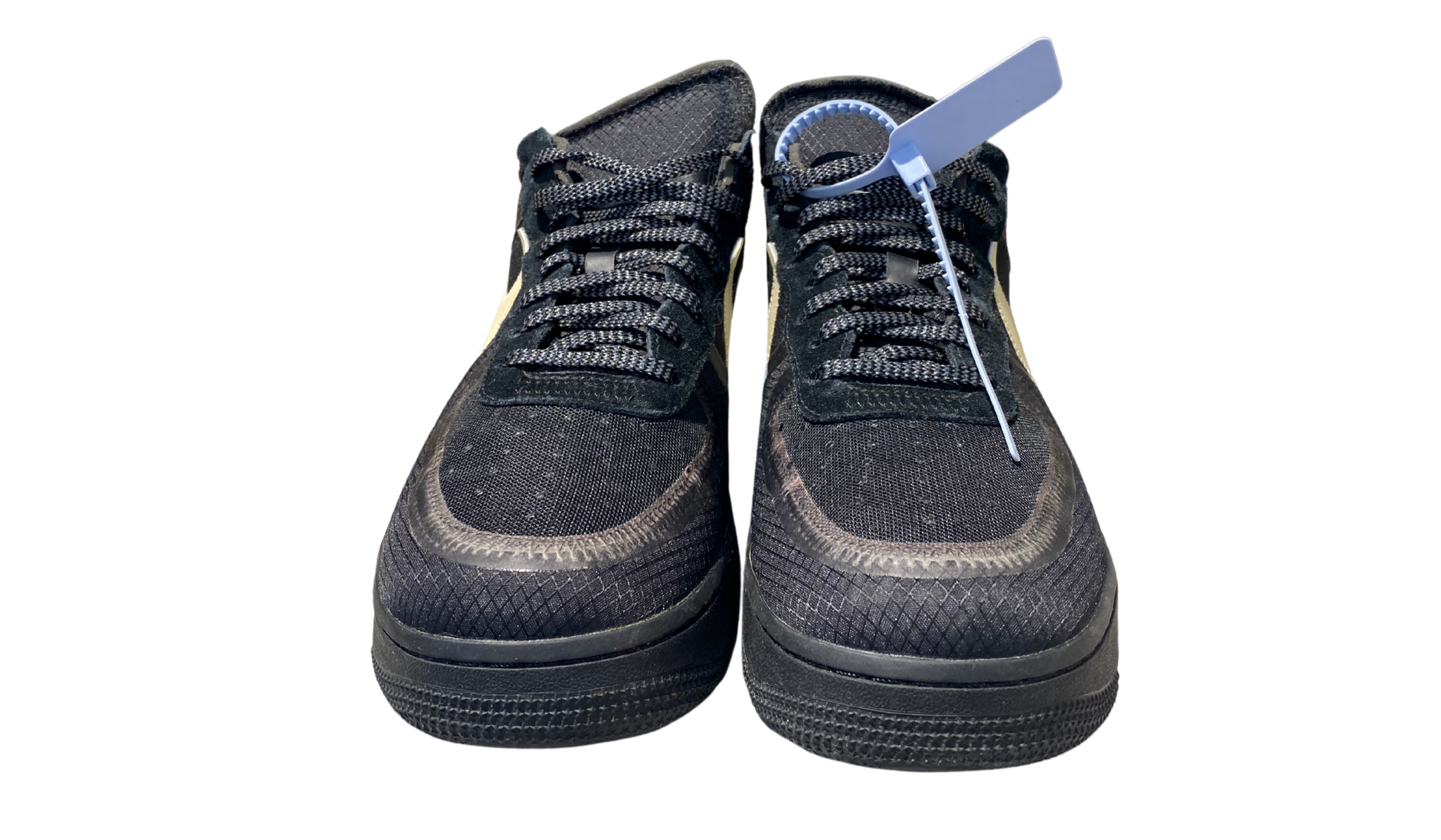 Jordan Used Nike Air Force 1 Low Off-White Black White - 313251143