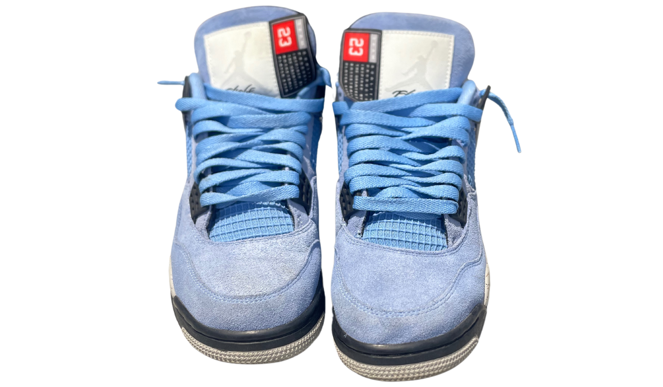 jordan unc 4 on feet