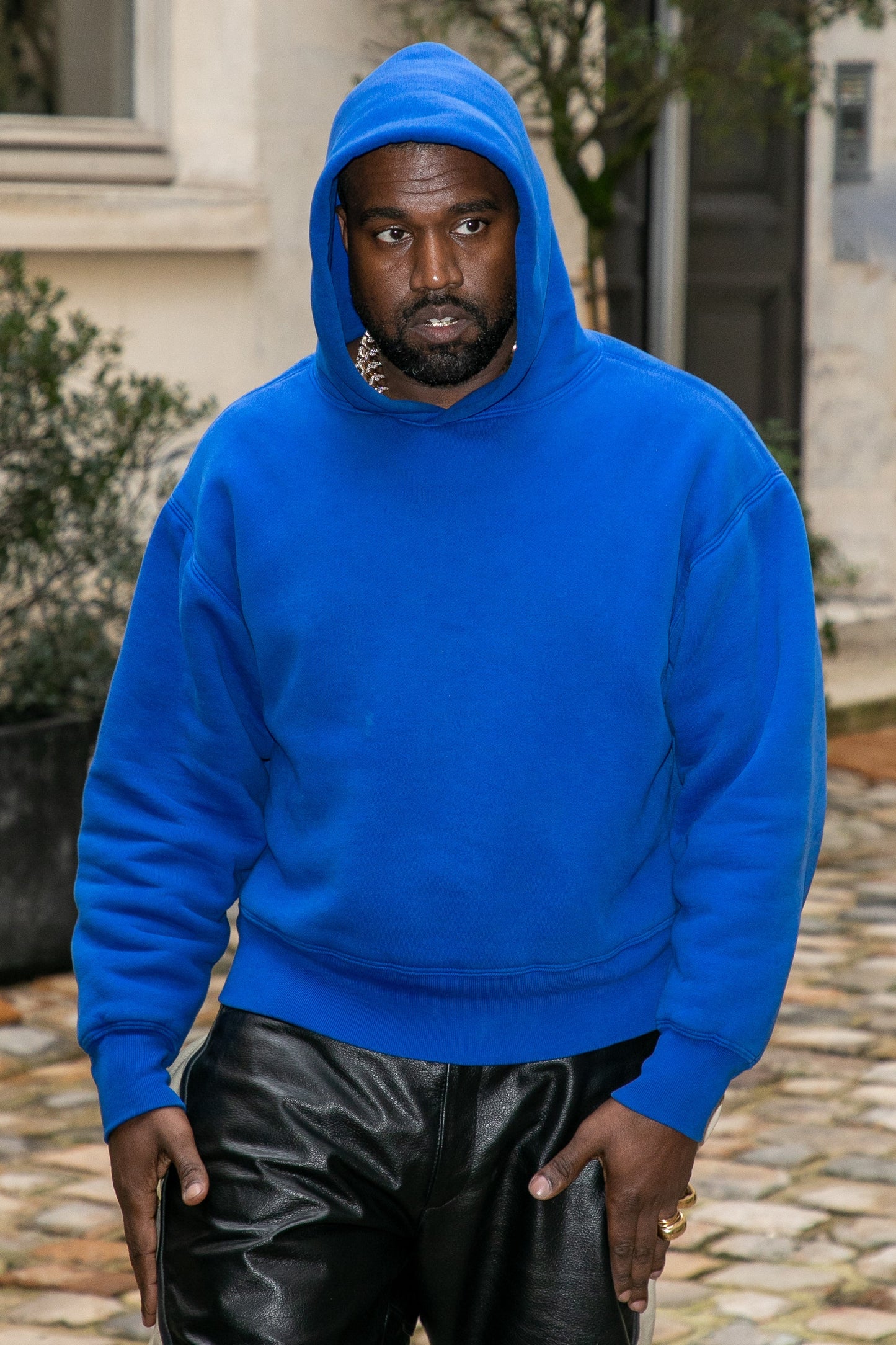 Used yeezy gap perfect hoodie blue
