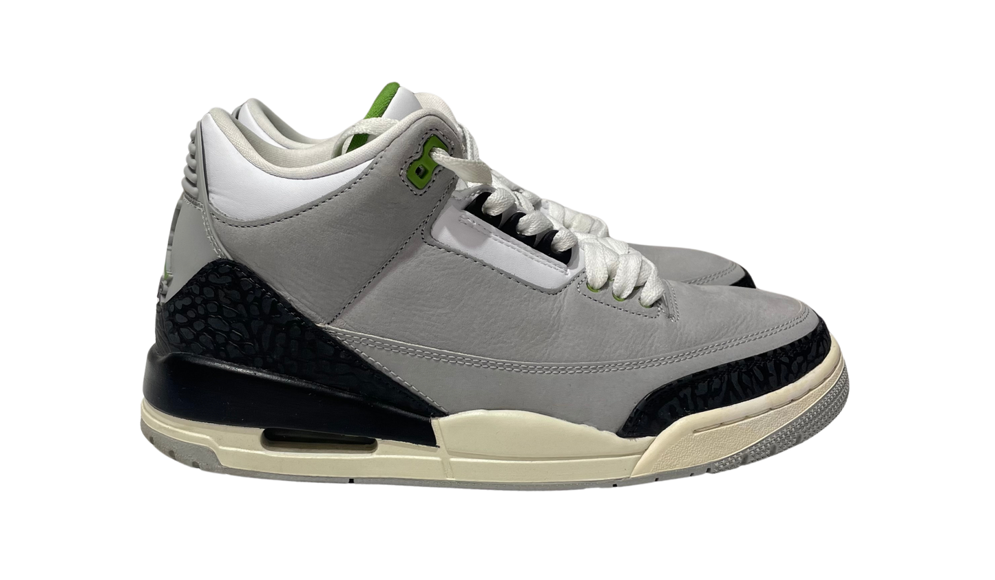 Air Jordan  Used Jordan 3 Retro Chlorophyll Men's -  136064-006