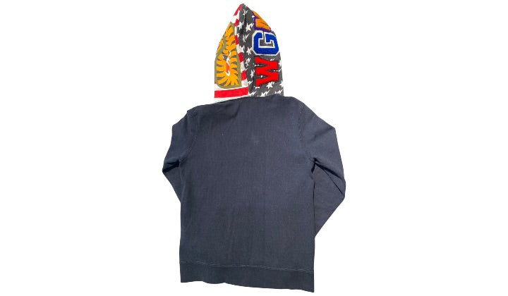 A Bathing Ape Used A Bathing Ape Full Zip Hoodie USA Head - test