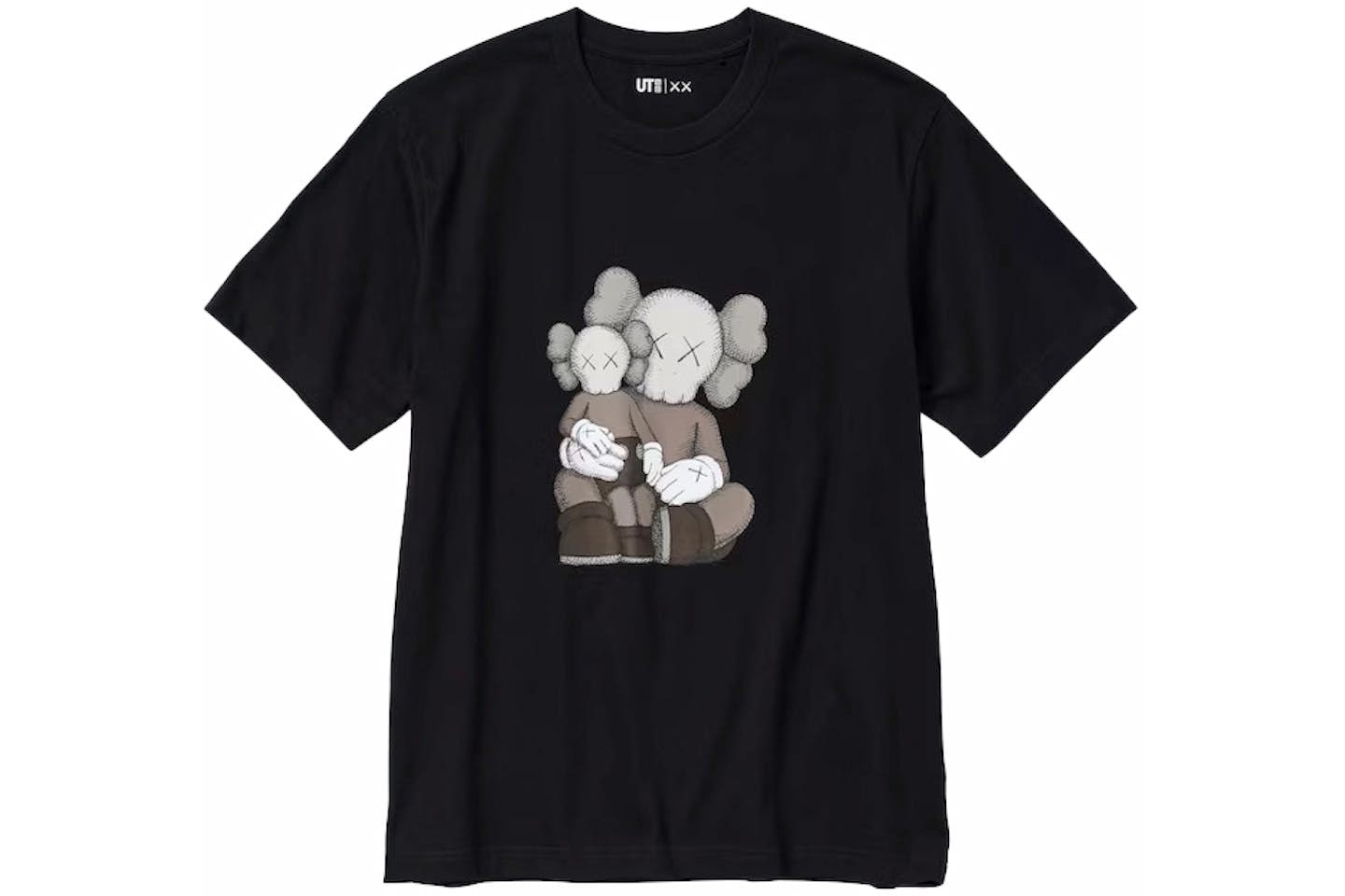 KAWS x Uniqlo UT Short Sleeve Graphic Black T-shirt
