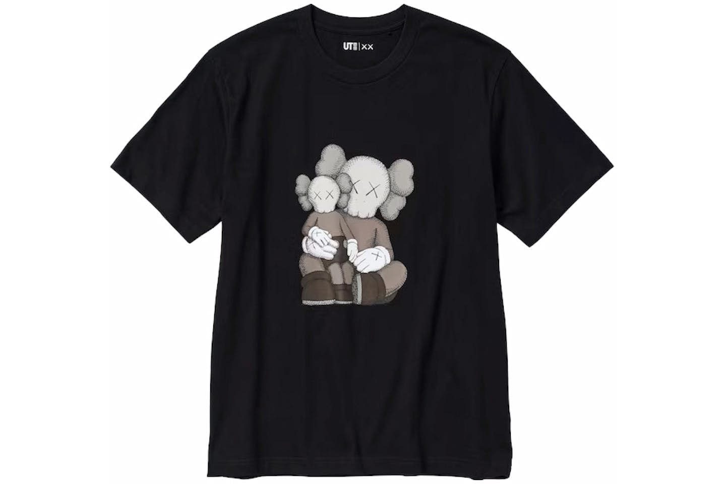 KAWS x Uniqlo UT Short Sleeve Graphic Black T-shirt - 018032773540