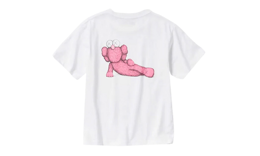 KAWS x Uniqlo UT Short Sleeve Graphic White/Pink T-shirt - 006699548557