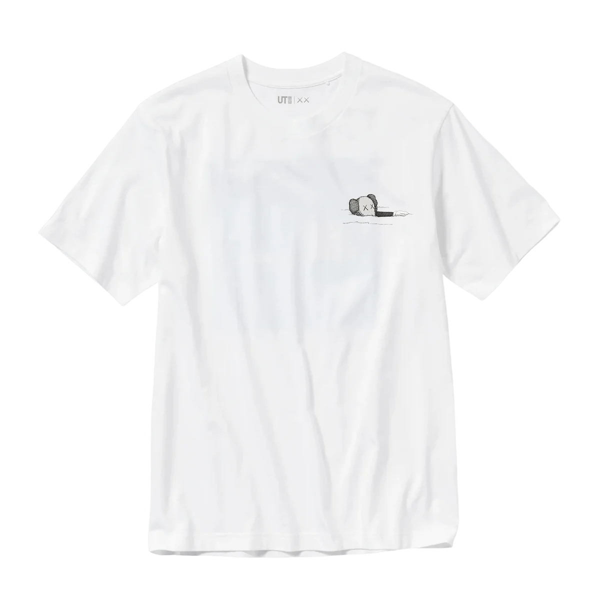 KAWS x Uniqlo UT Short Sleeve Artbook Cover White/Blue T-shirt