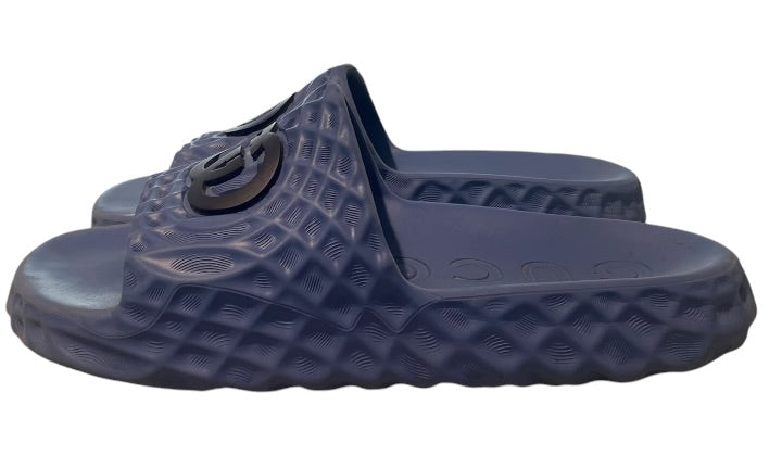 nike Used Gucci Slide Sandal Interlocking G Blue Water Ripples - test