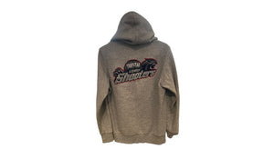 Trapstar  used Trapstar Shooters Hoodie Short Set Grey/Red - TRAP-TRAPSTAR-MULTI