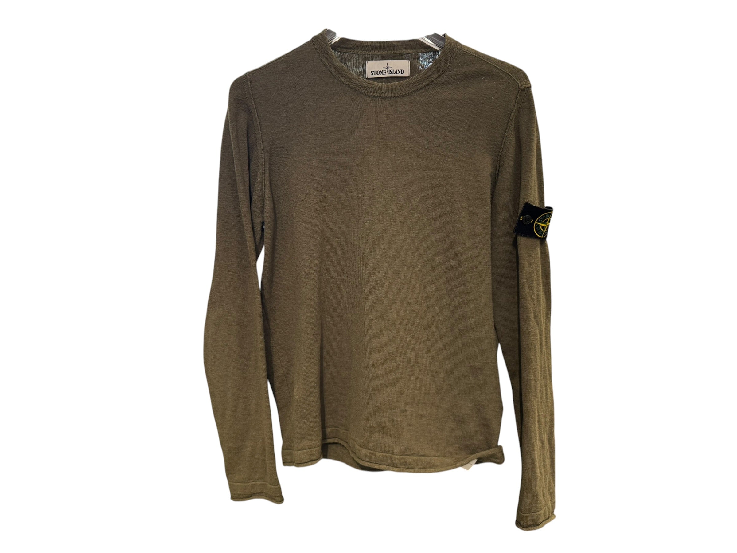 nike Used Stone Island Sweater Olive - test