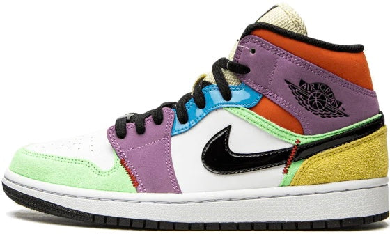 Jordan 1 Mid SE Multi-Color (Women's) - 000450294301