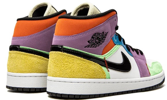 Jordan 1 Mid SE Multi-Color (Women's) - 000450294301