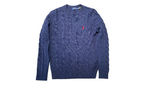 nike Used Ralph Lauren Knit Navy Blue - test