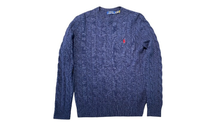 nike Used Ralph Lauren Knit Navy Blue - test