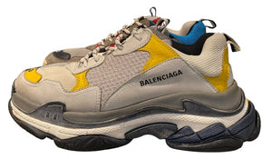 nike Used Balenciaga Triple S Split White Grey Yellow Red - test