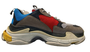 nike Used Balenciaga Triple S Split White Grey Yellow Red - test