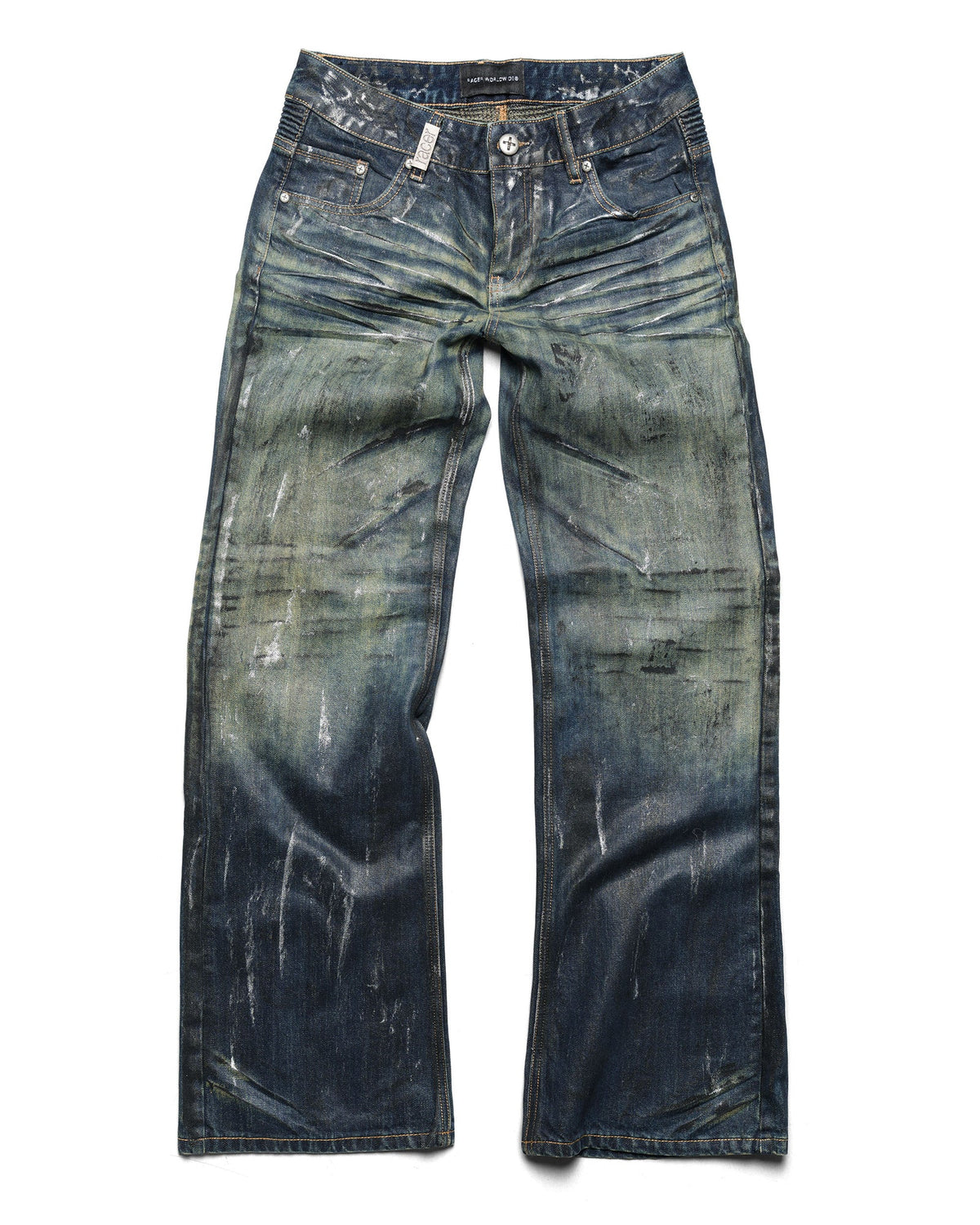 Racer Blue Vintage Waxed Denim