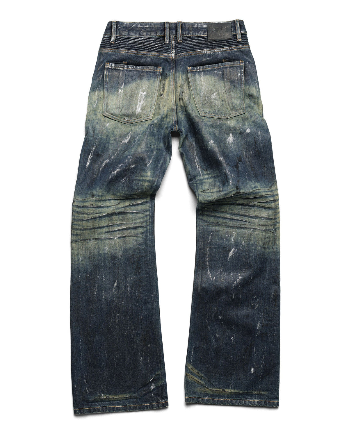 Racer Blue Vintage Waxed Denim