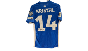 nike Used Estonia National Team Jersey Signed By Kristal - test