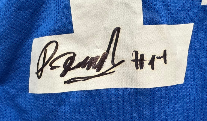 nike Used Estonia National Team Jersey Signed By Kristal - test