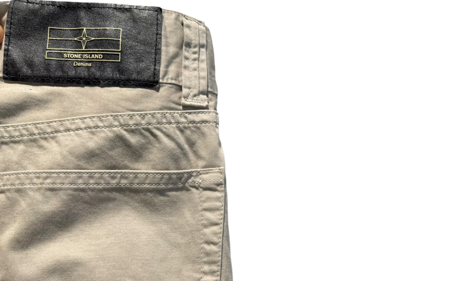 nike Used Stone Island Denims Khaki Beige Pants - test