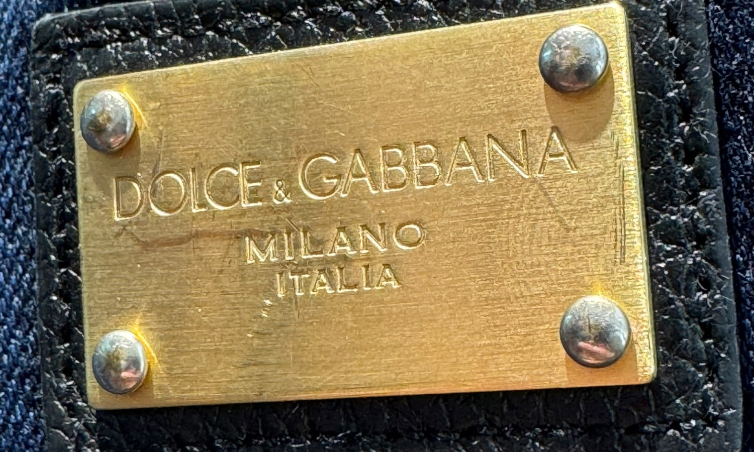 nike Used Dolce & Gabbana Dark Blue Denim - test