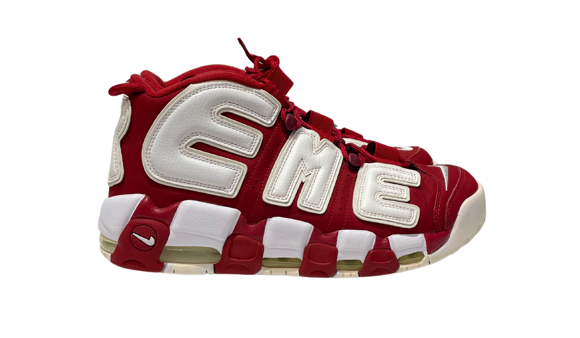 nike Used Air Max Uptempo Supreme Red - test