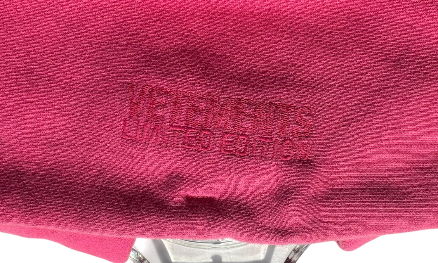 nike Used Vetements Pink Limited Edition Logo Hoodie  - test