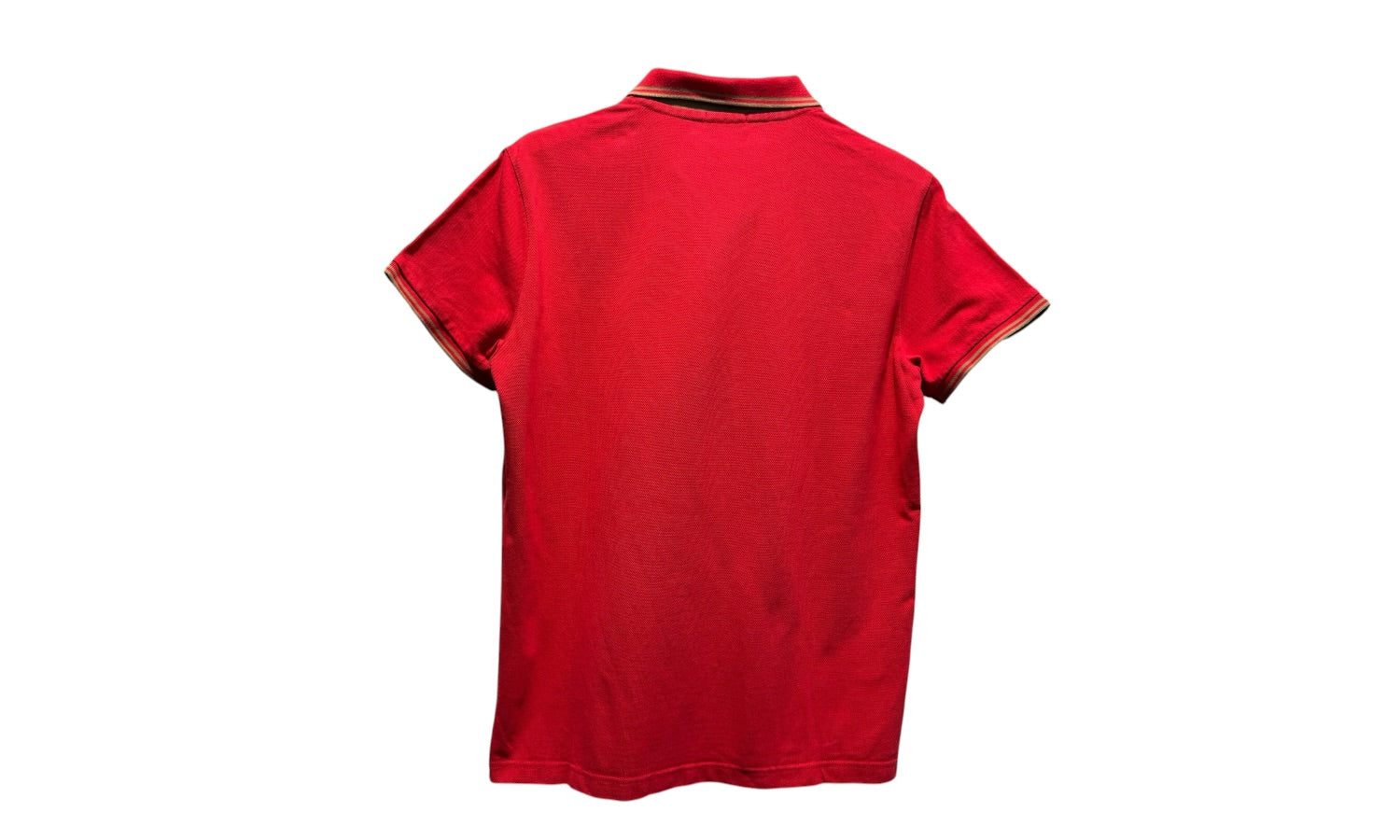 Moncler Used Moncler Gold Collar Red Polo - MONPOLO1