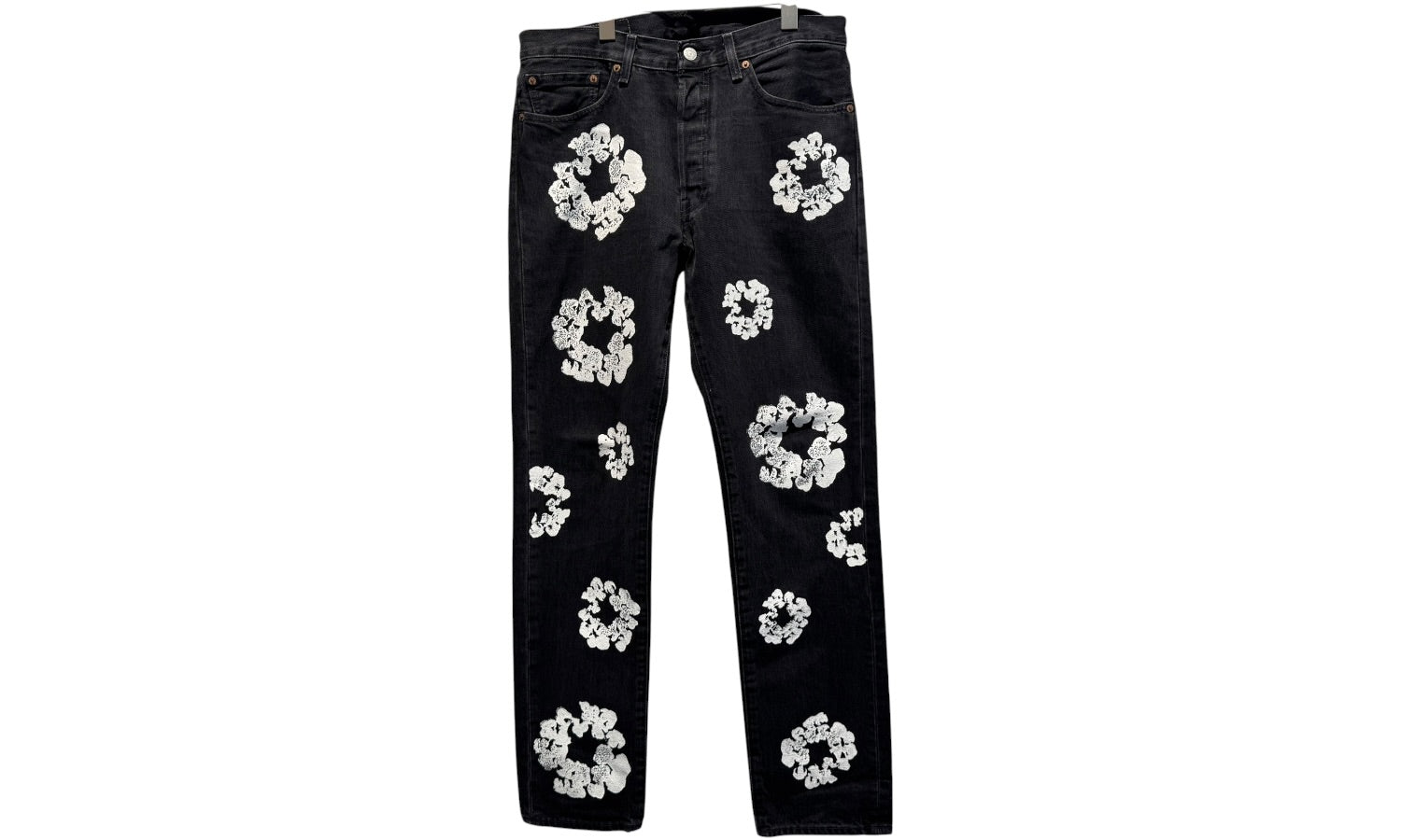 nike Used Denim Tears x Levi's Cotton Wreath Jean Black - test