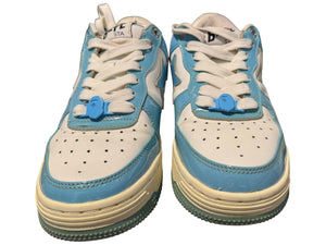 Bape Used A Bathing Ape Bape Sta Patent Leather Blue White -  1I70-291-001-SAX