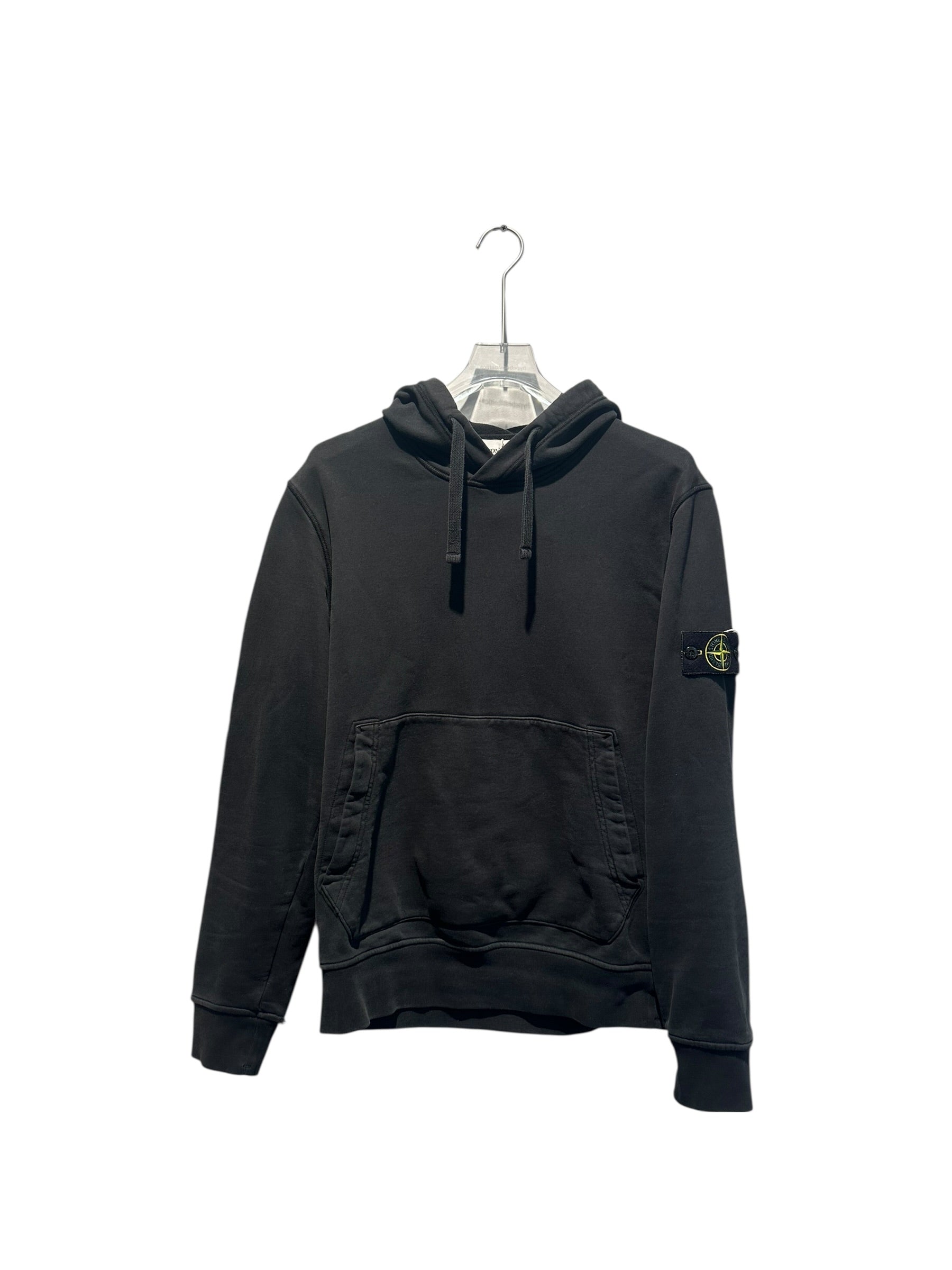 Stone Island Used Stone Island Hoodie Black - SI