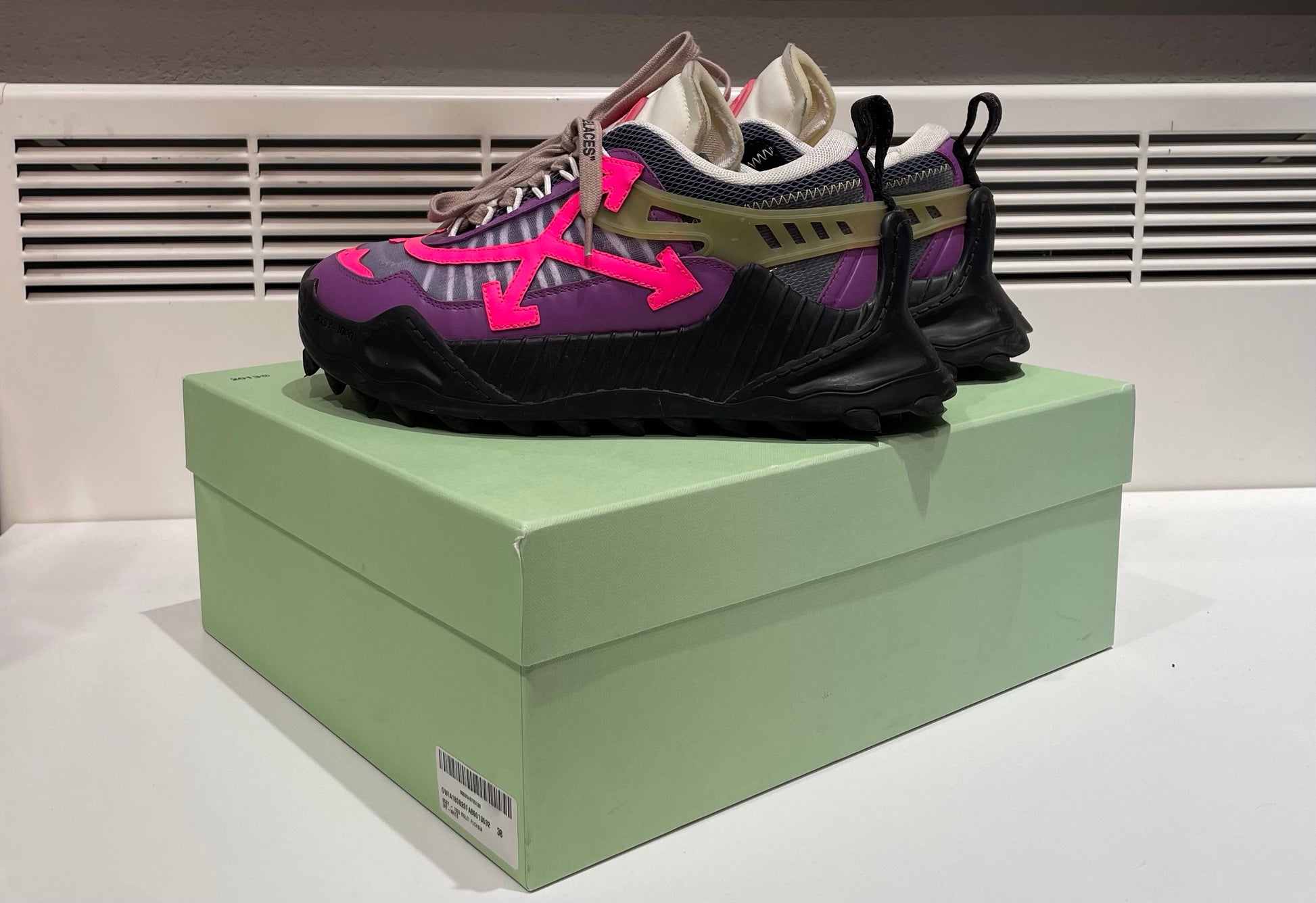 Off-White Used Off-White Odsy-1000 Violet Fuchsia (Woman’s) SS20 - OWIA180S20FAB0013532