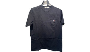 Maison Kitsune Used Maison Kitsune Tricolor Fox Patch Pocket T-Shirt Black - test