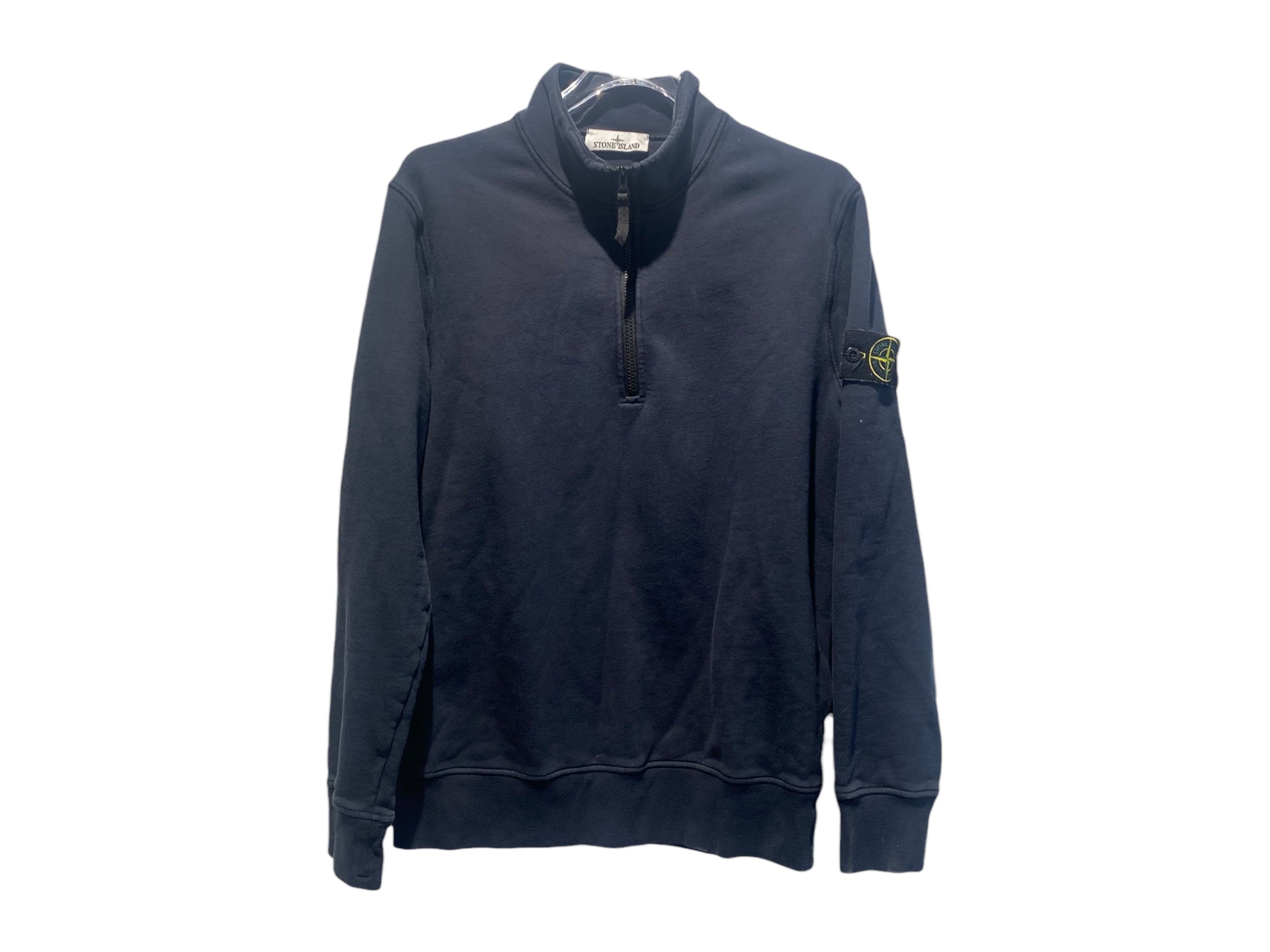 nike Used Stone Island Quarter Zip Navy - test