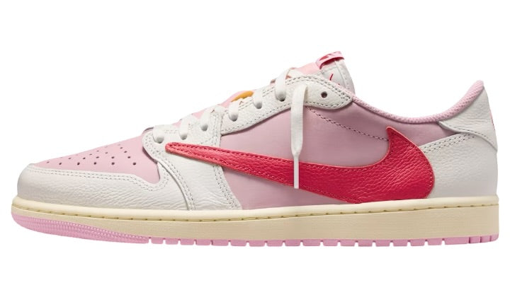Air Jordan 1 Retro Low OG SP Travis Scott Sail Tropical Pink