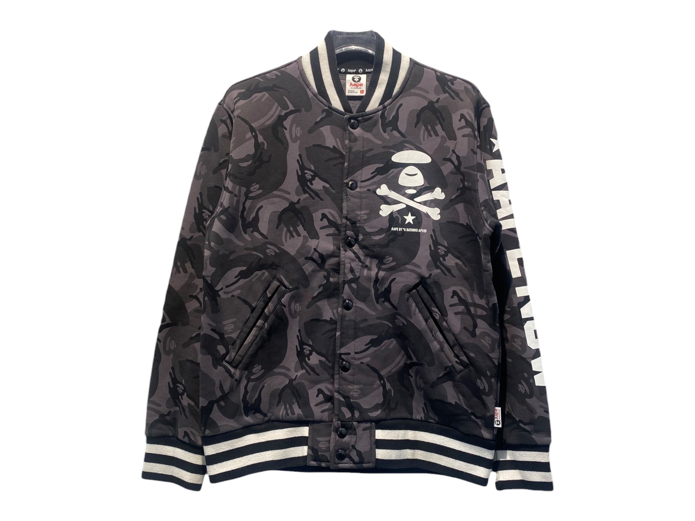 A Bathing Ape Used Aape Varsity Jacket Camo - test