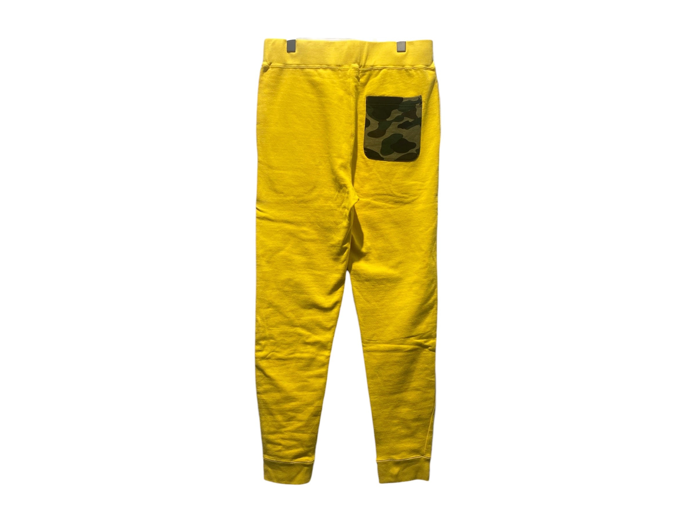 A Bathing Ape Used Bape Yellow Shark Joggers - test