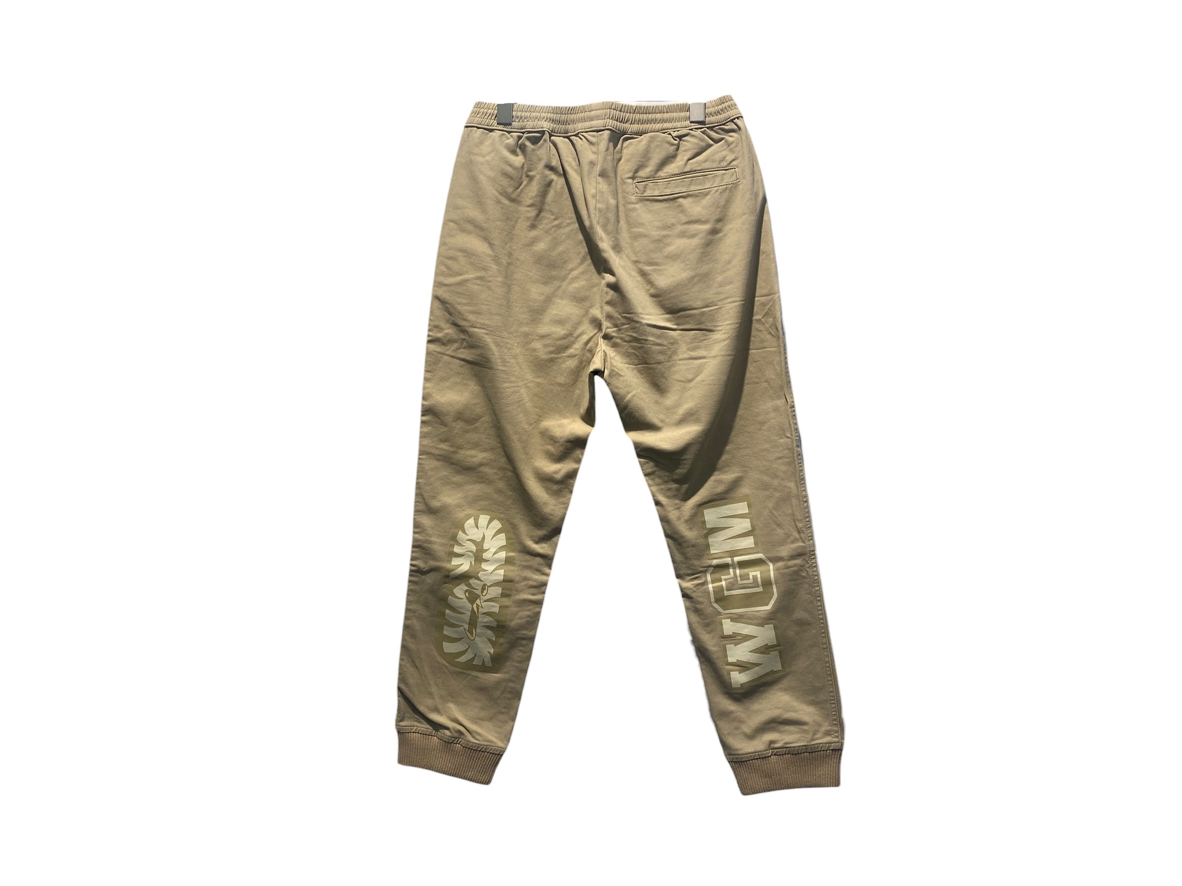 A Bathing Ape Used Bape Shark Joggers Beige - test