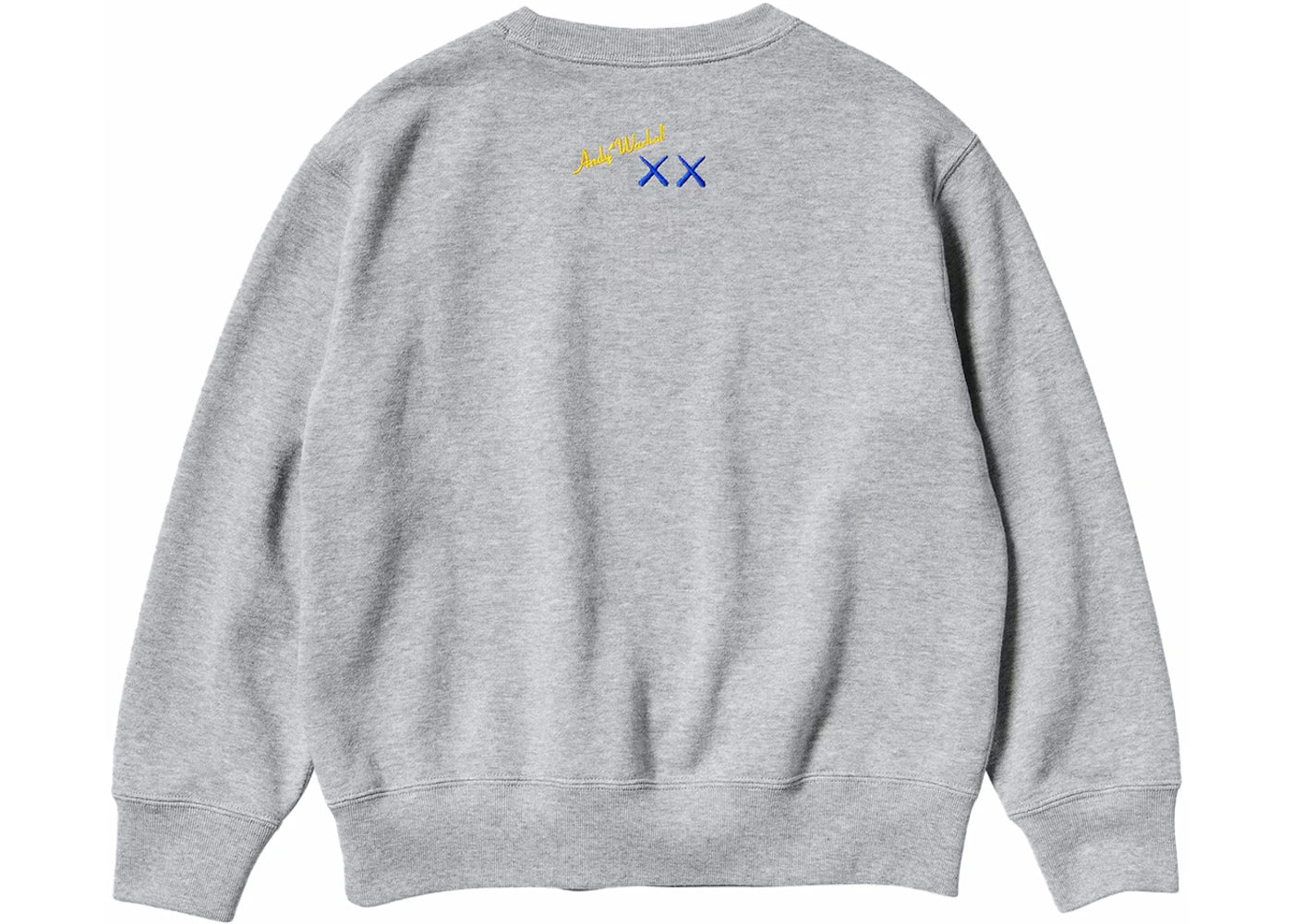 KAWS x Warhol Graphic 472951 Sweatshirt Gray - 472951