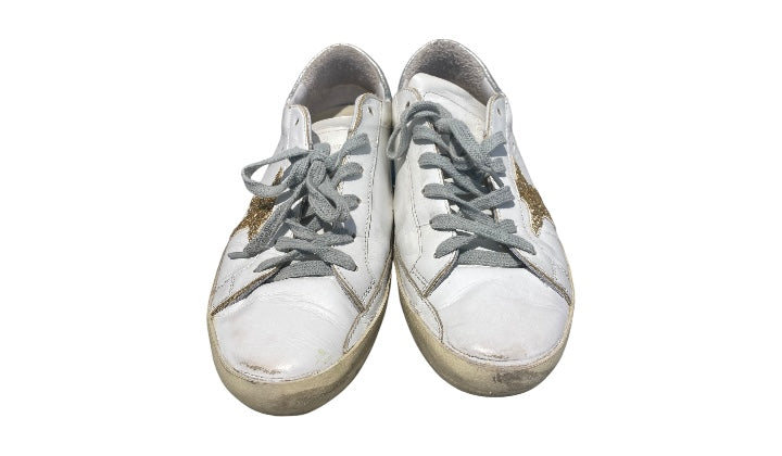 Golden goose Used Golden goose superstar distressed leather sneakers  - 802252001