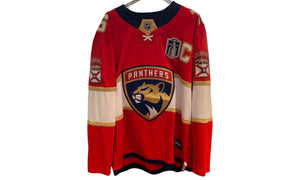 nike Used Florida Panthers Hockey Jersey Barkov 16 Stanley Cup - test