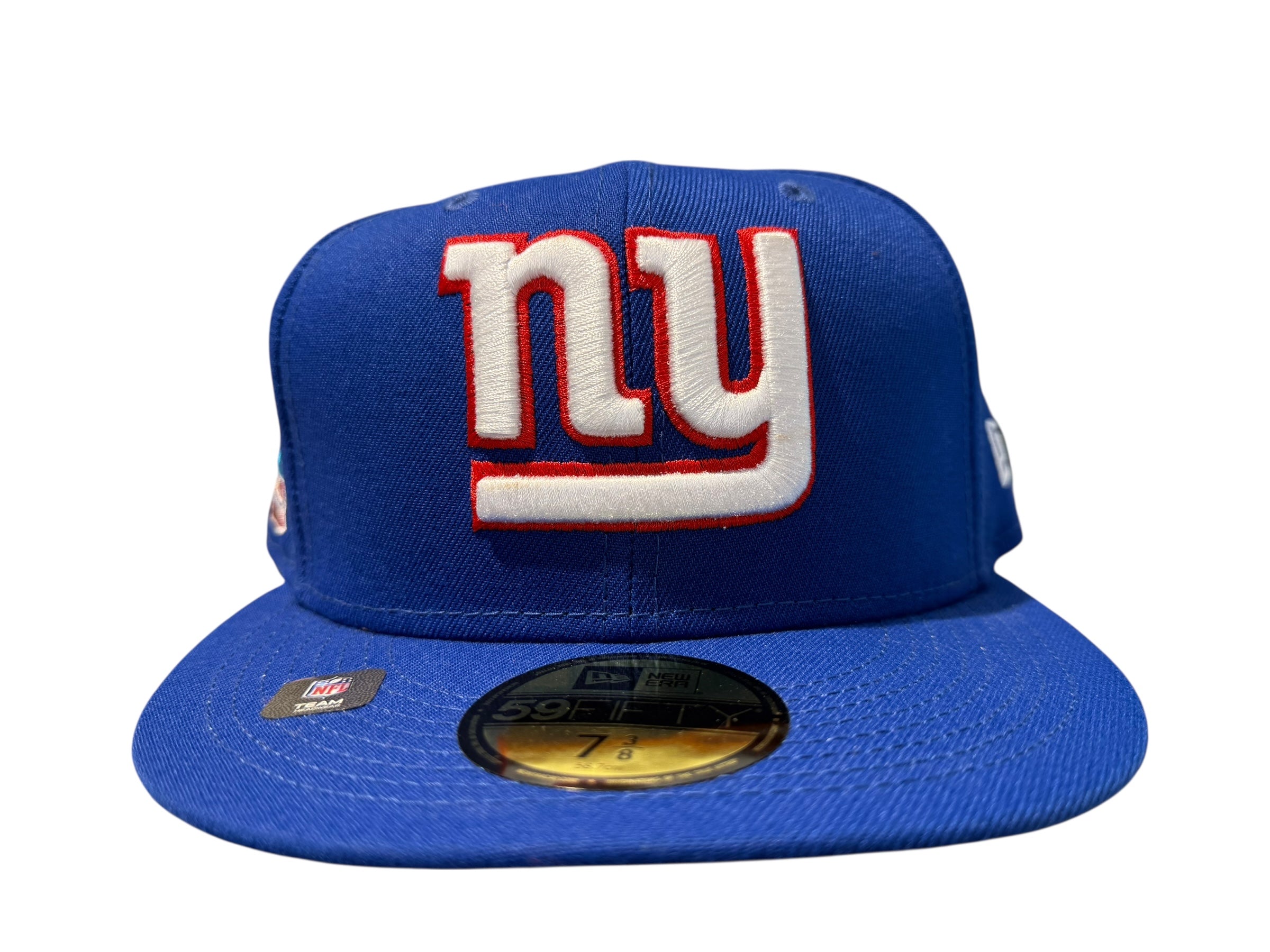 New Era Used New York Giants Fitted Cap Royal Blue - test