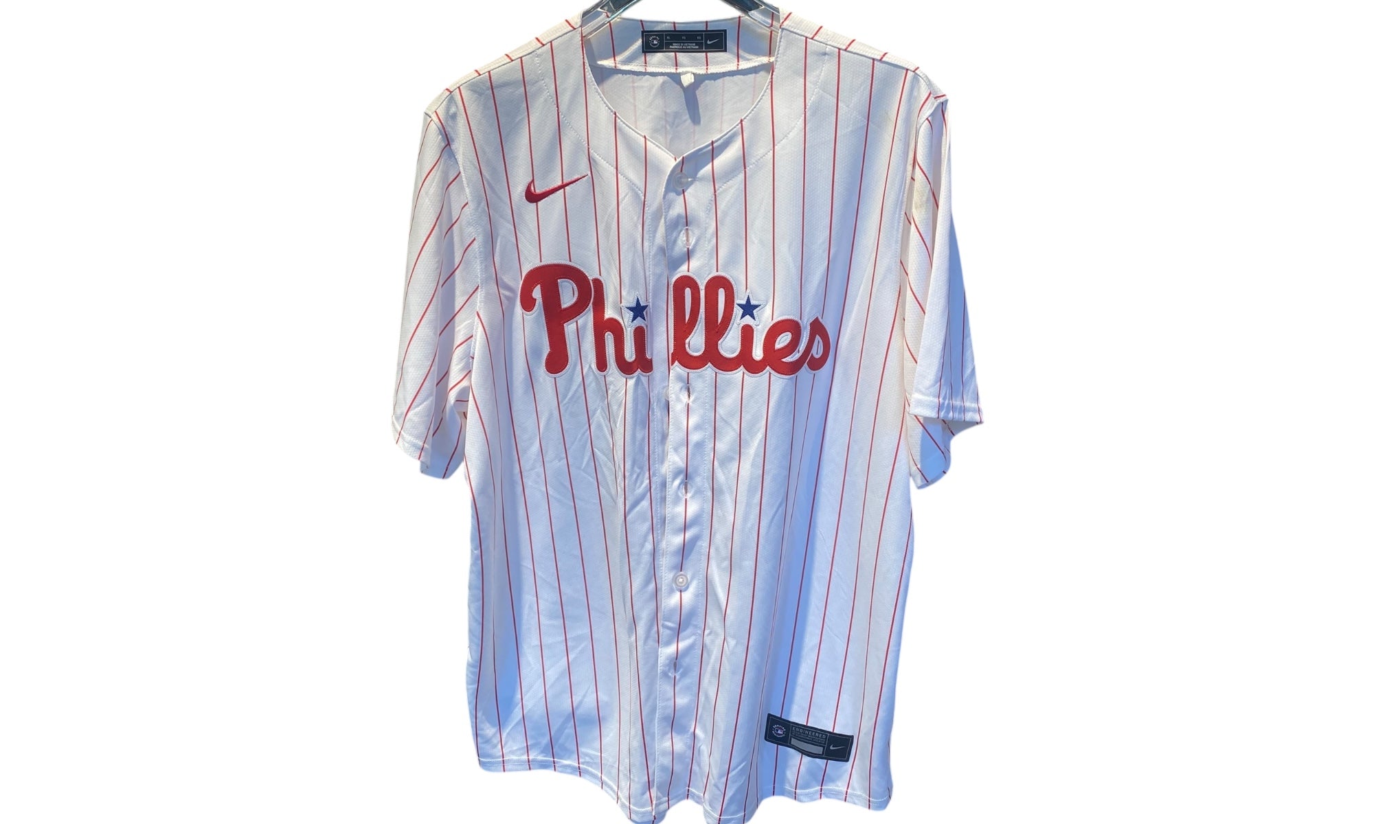 Nike Used Philadelphia Phillies Trea Turner Jersey - test