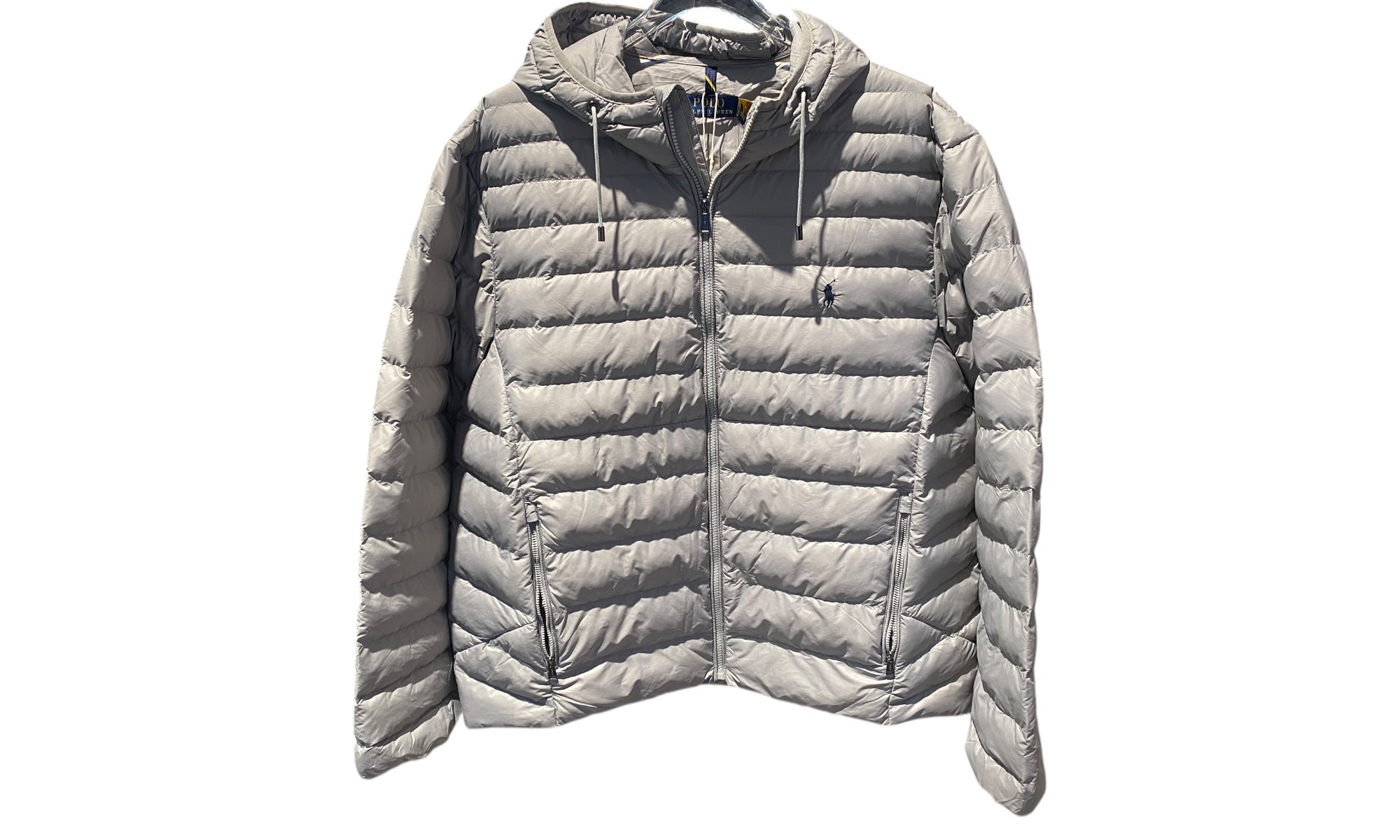 nike Used Ralph Lauren Puffer Jacket Grey - test