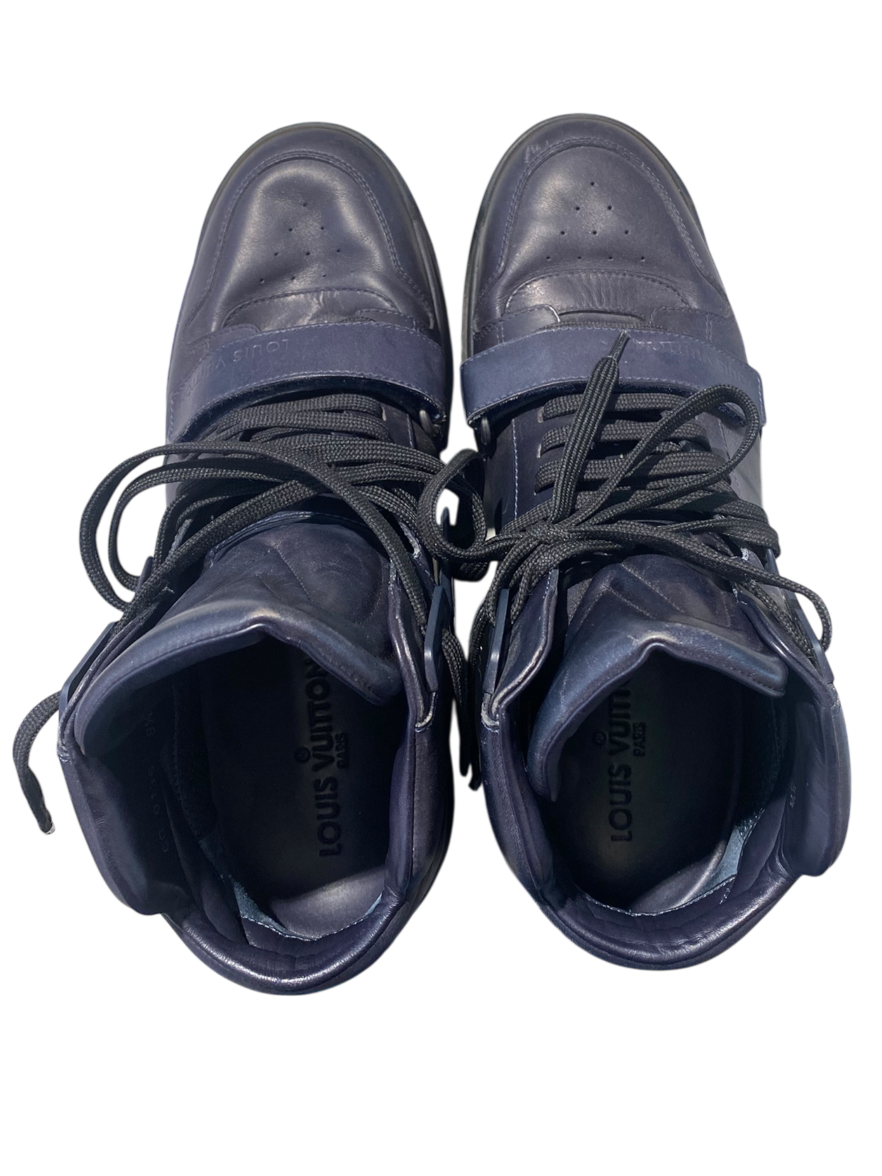 nike Used Louis Vuitton High Top Sneaker Black - test