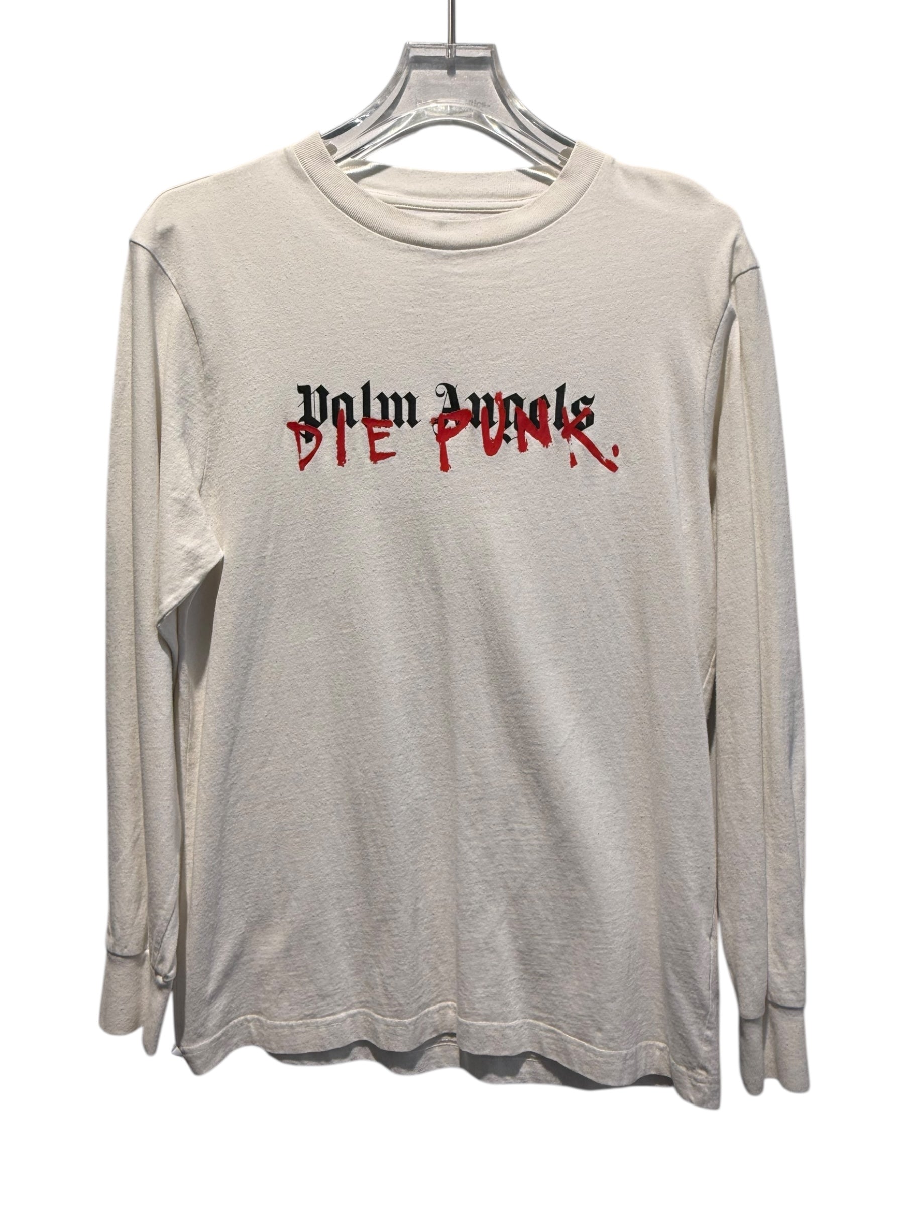 Used Palm Angels DIE PUNK long sleeve tee