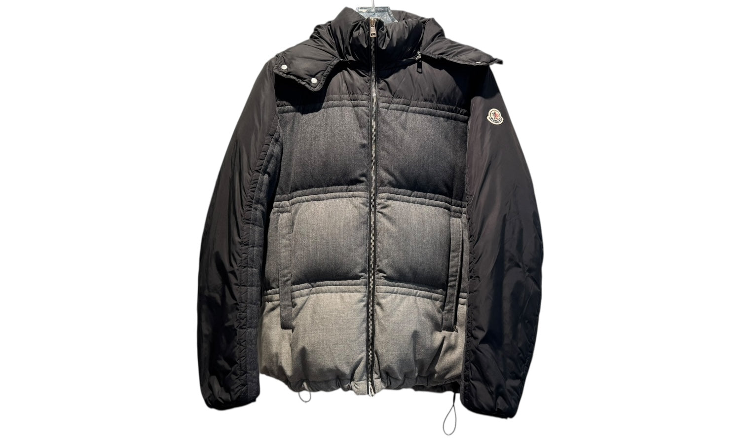 Moncler Used Moncler Rouve Giubbotto Jacket Grey/Black - test