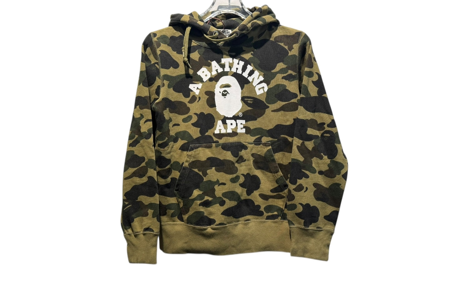 Bape Used Bape Bathing Ape Camo Ape Head Print Hoodie - 1228251302